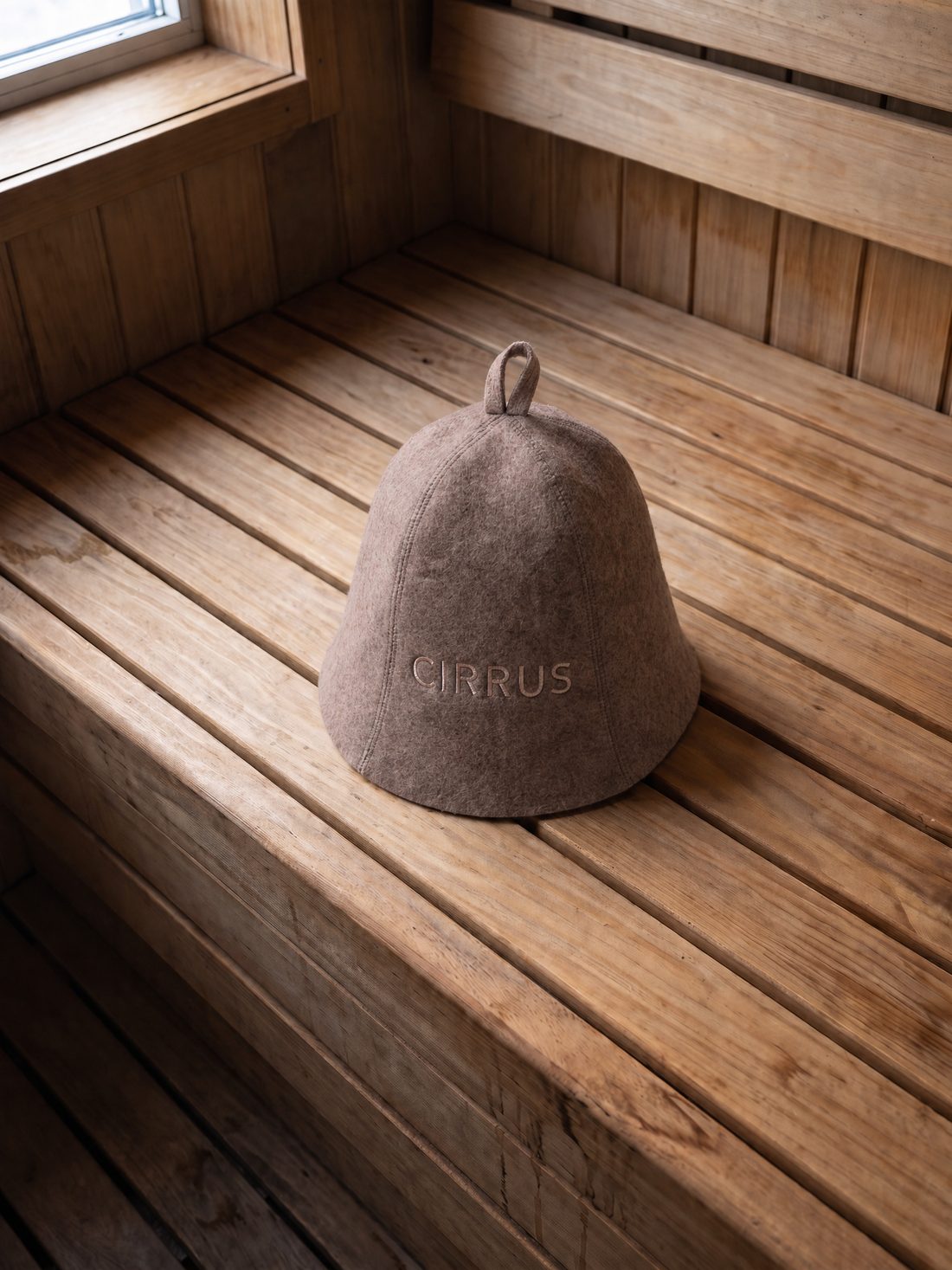 Moorit wool sauna beanie