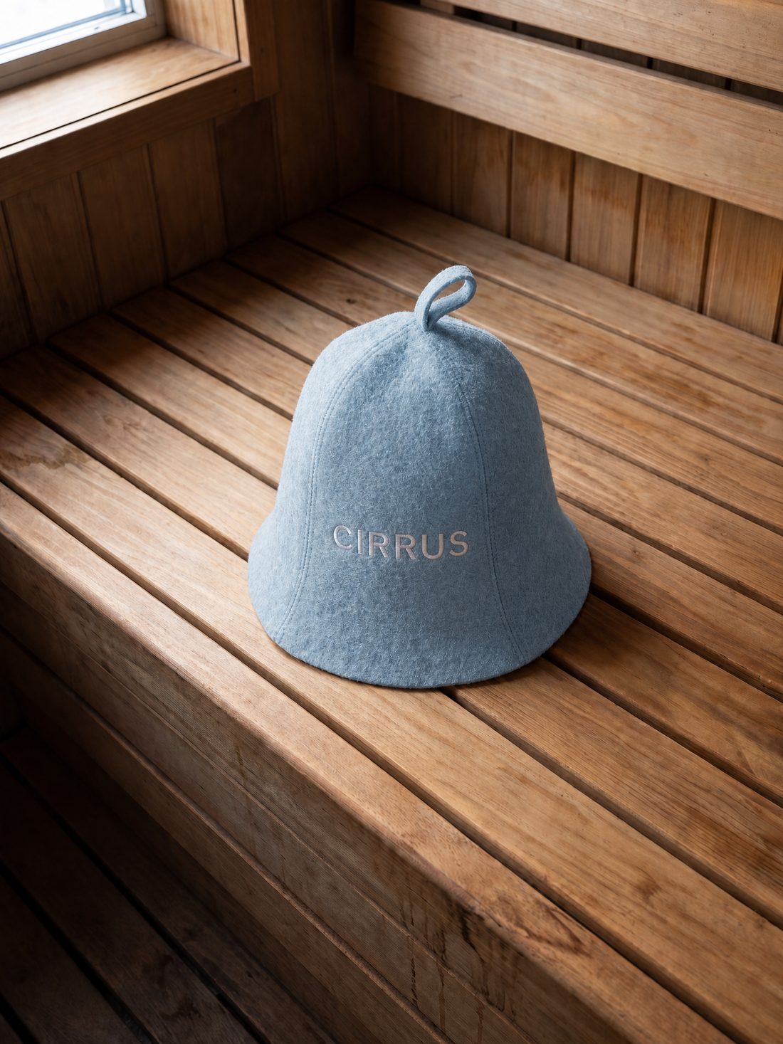 Sky cotton sauna beanie